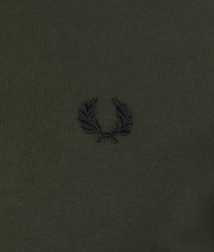Ringer-T-Shirt-Fred-Perry-EQVVS-Hunting-Green