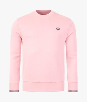 Crew-Neck-Sweat-Fred-Perry-Pink-EQVVS