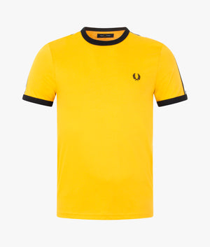 Taped-Ringer-T-Shirt-Gold-Fred-Perry-EQVVS