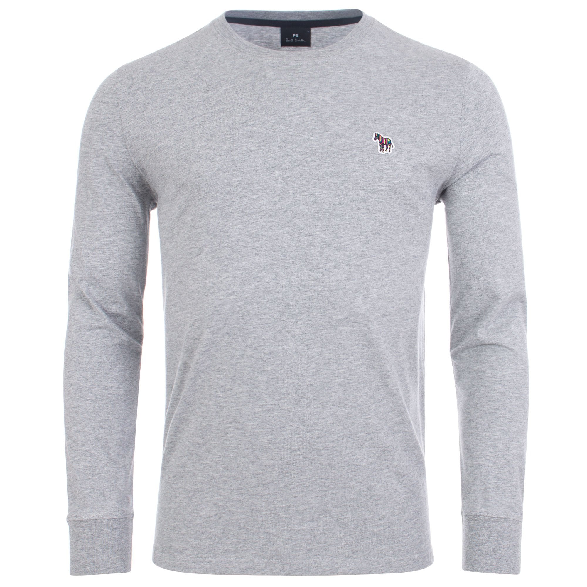 Regular Fit Long Sleeved Zebra Logo T-Shirt