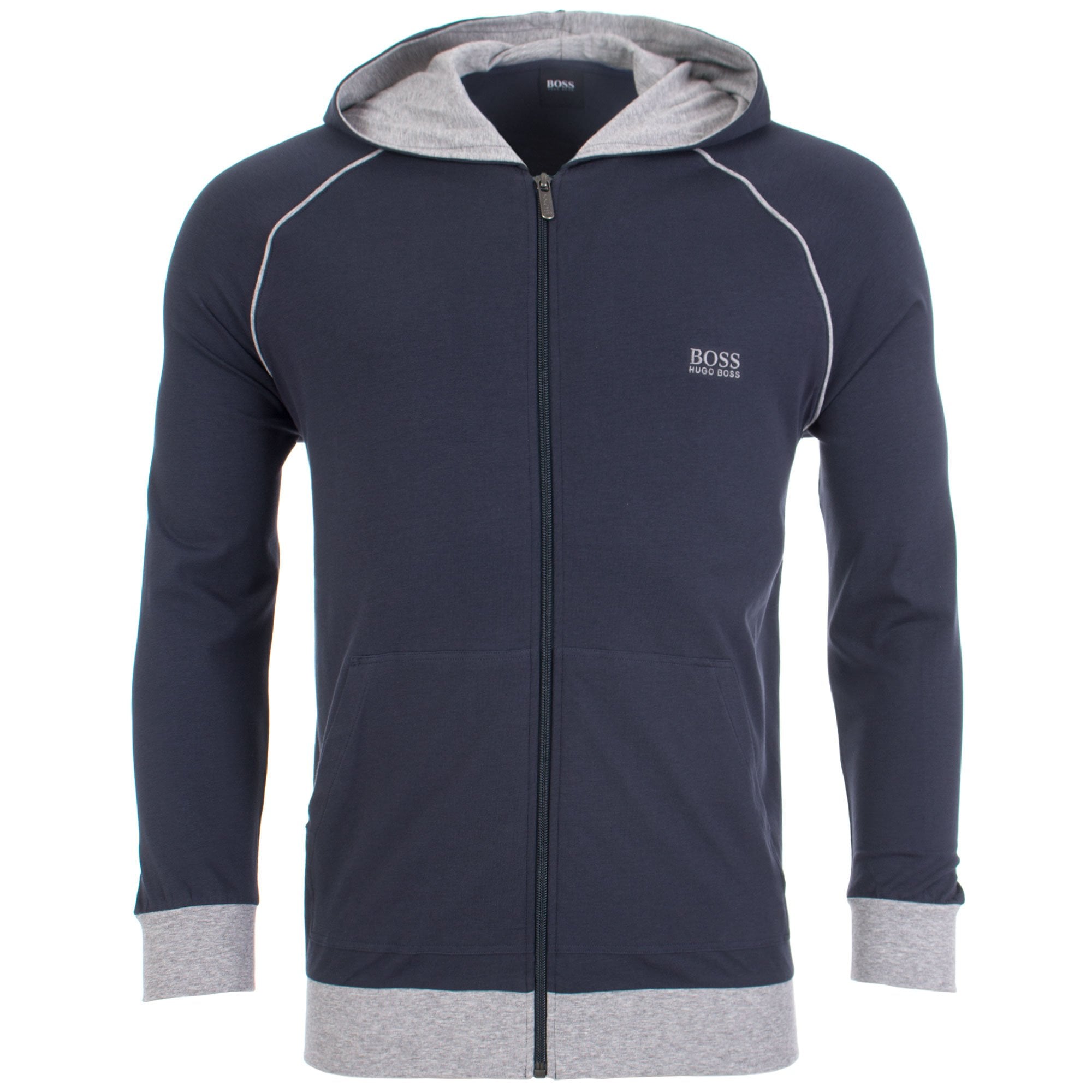Regular Fit Lightweight Zip Through Hoodie