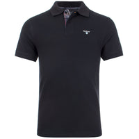 Tartan Piqué Polo Shirt: BK31 Black 
