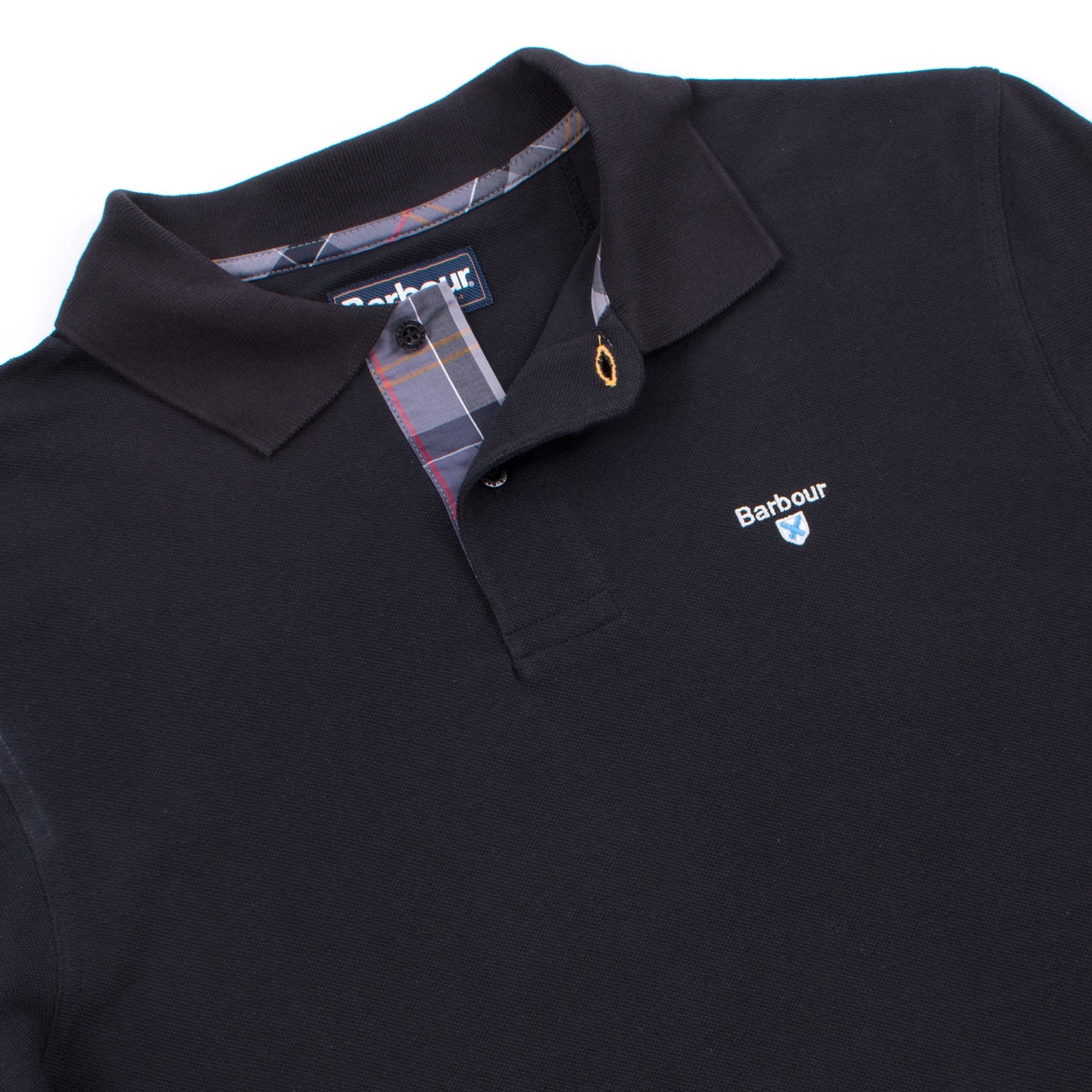 Tartan Piqué Polo Shirt