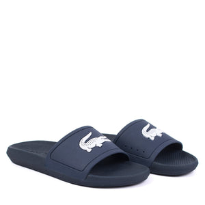 Croco Rubber Sliders Navy Lacoste EQVVS - Main Image