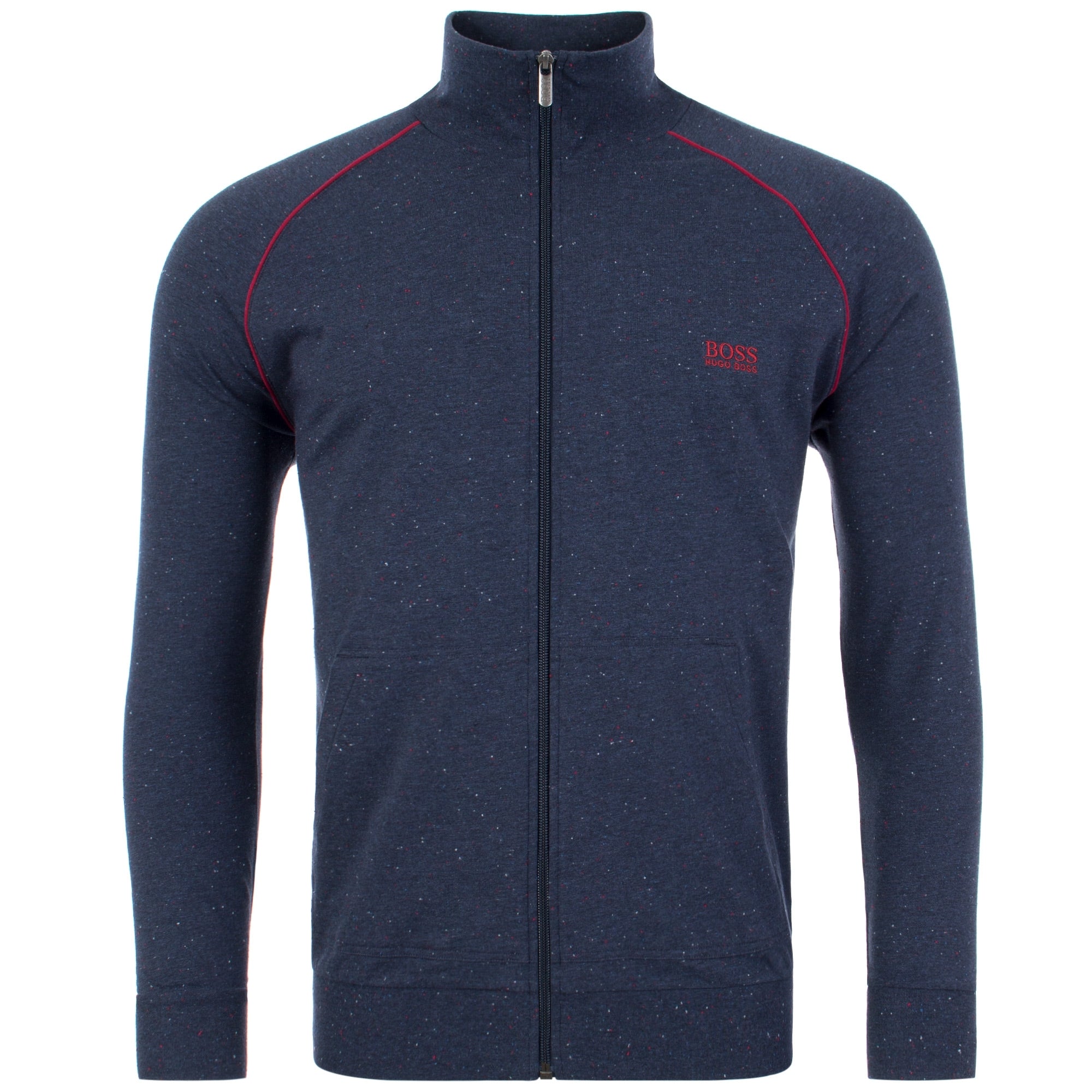 Bodywear Mix and Match Lightweight Track Top Blue Fleck | BOSS | EQVVS