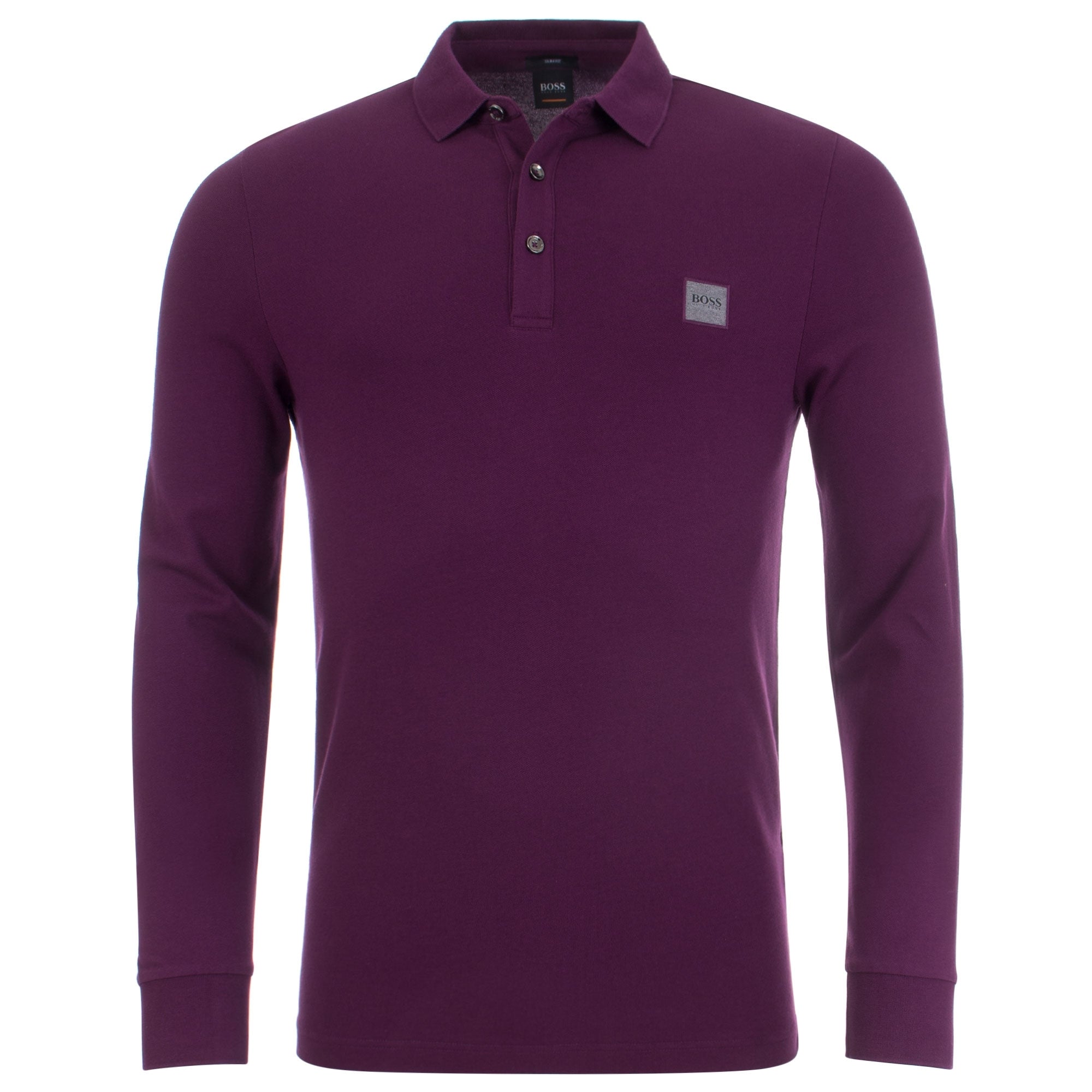 Casual Passerby Long Sleeve Slim Fit Polo Shirt
