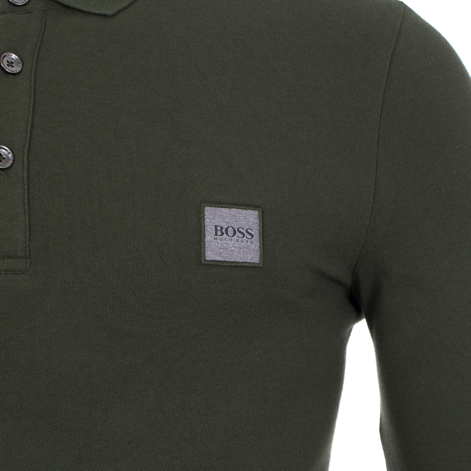 Casual Passerby Long Sleeve Slim Fit Polo Shirt