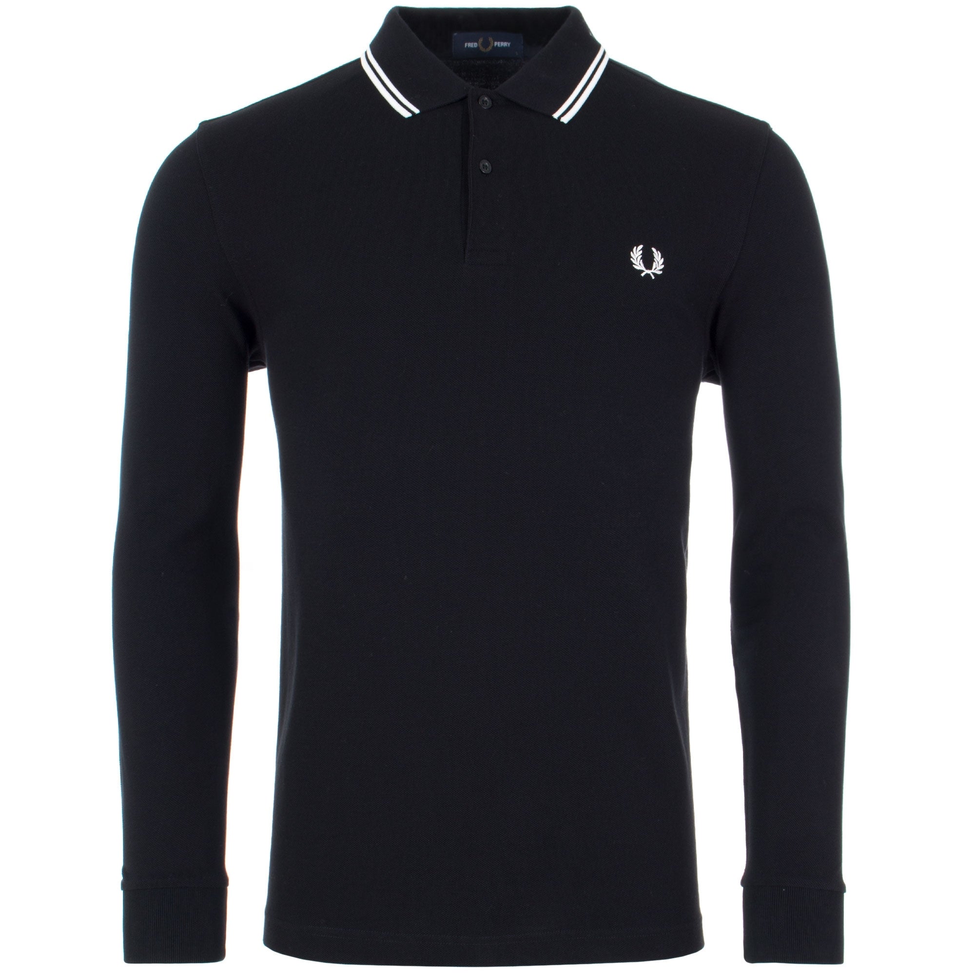 Regular Fit Long Sleeve Twin Tipped Polo Shirt