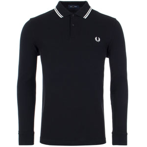Long Sleeve Twin Tipped Polo Shirt