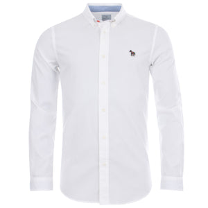Zebra Logo Tailored Fit Oxford Shirt