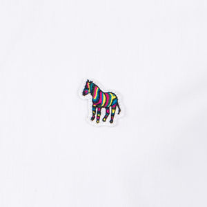 Zebra Logo Tailored Fit Oxford Shirt