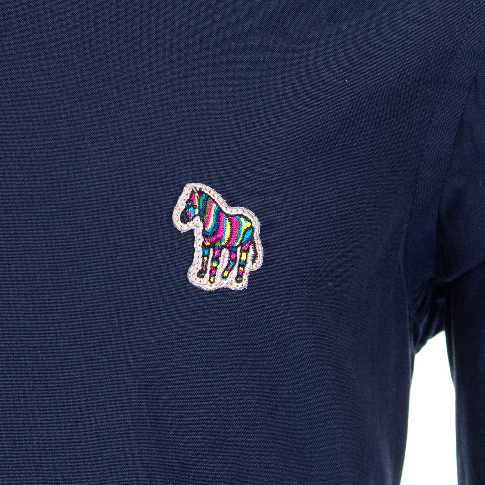 Zebra Logo Tailored Fit Oxford Shirt