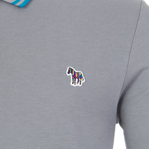Long Sleeve Tipped Zebra Polo
