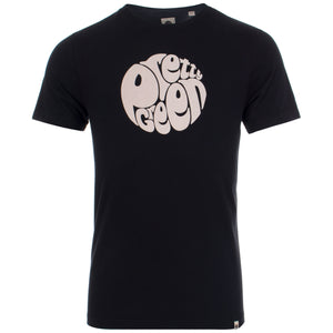 Gillespie-Logo-T Shirt-Black-Pretty-Green-EQVVS