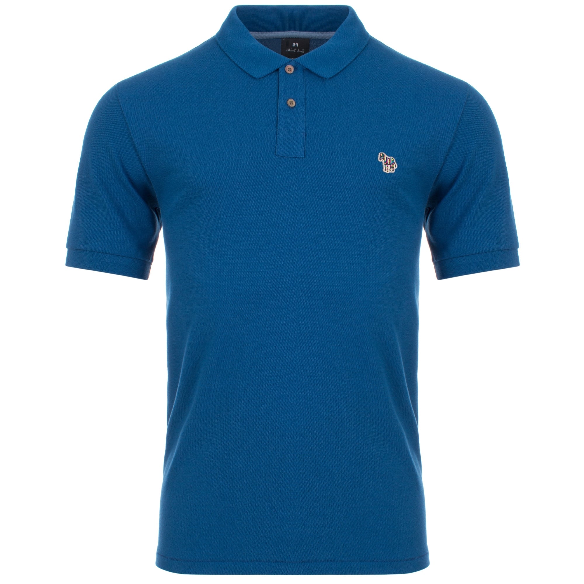 Regular Fit Zebra Short Sleeve Polo Shirt