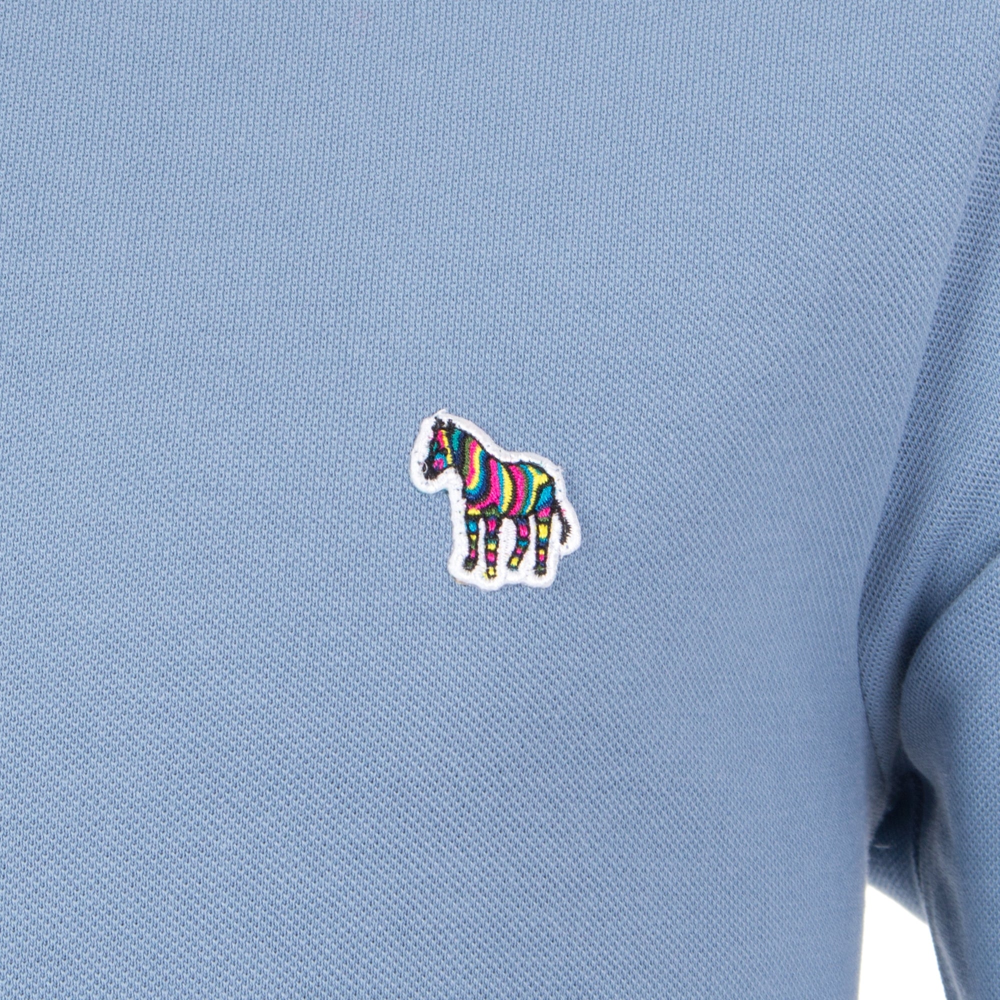 Regular Fit Zebra Short Sleeve Polo Shirt