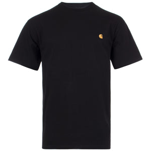 Relaxed-Fit-Chase-T-Shirt-Black/Gold-Carhartt-WIP-EQVVS