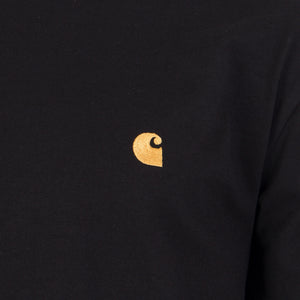 Relaxed-Fit-Chase-T-Shirt-Black/Gold-Carhartt-WIP-EQVVS