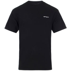 Relaxed Fit Script Embroidery T-Shirt