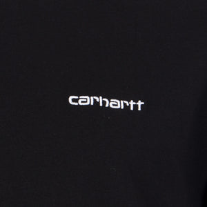 Relaxed Fit Script Embroidery T-Shirt