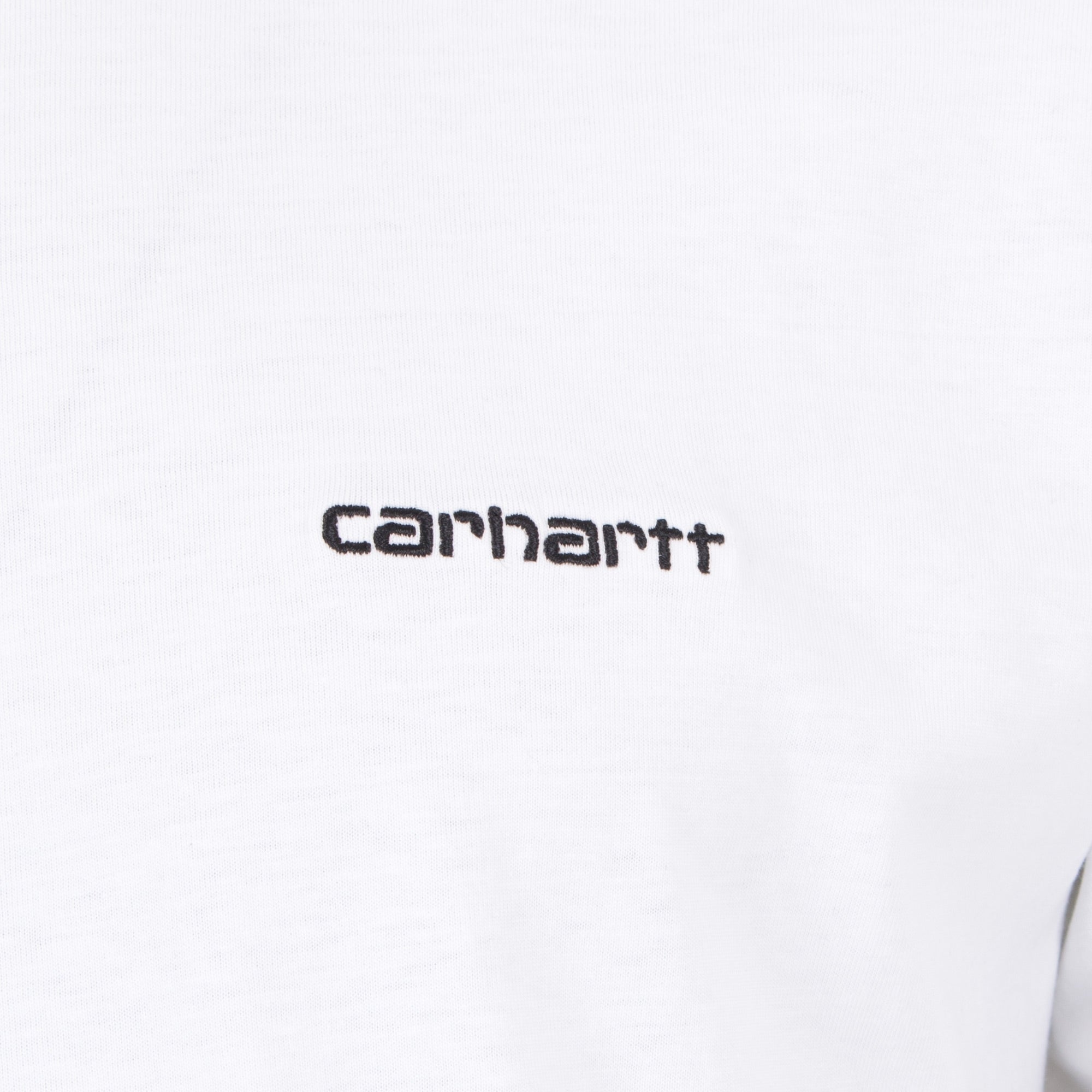Loose Fit Script Embroidery T-Shirt