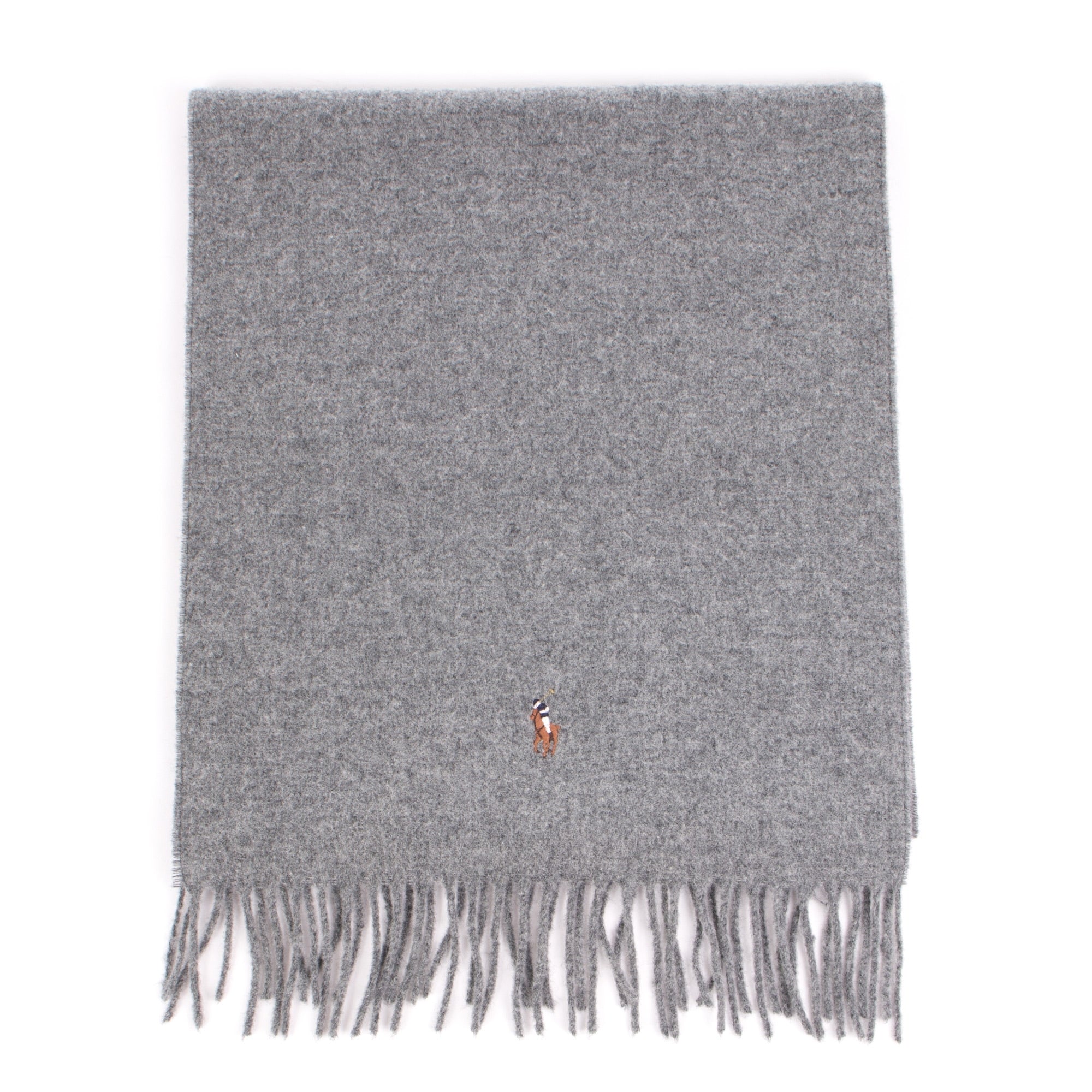 Multicolour Polo Player Logo Scarf