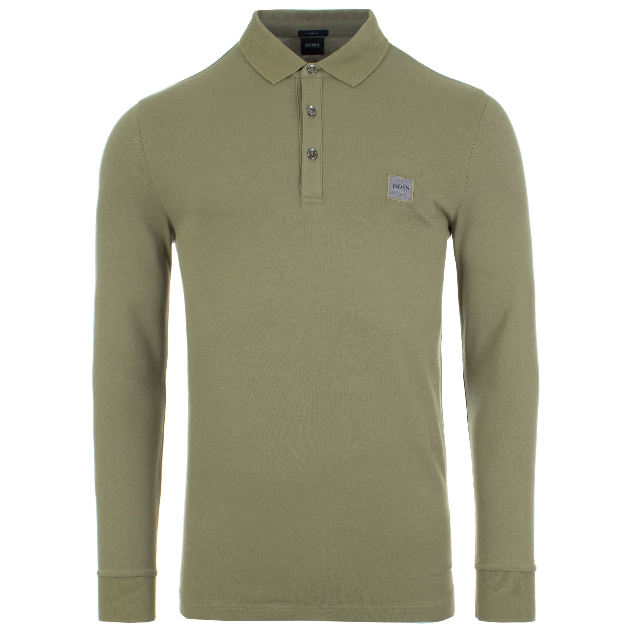 Casual Passerby Long Sleeve Slim Fit Polo Shirt