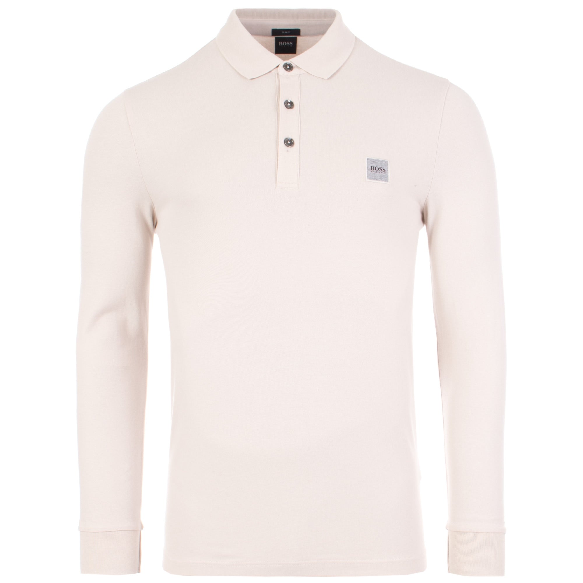 Casual Passerby Long Sleeve Slim Fit Polo Shirt