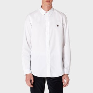 Zebra Logo Tailored Fit Oxford Shirt