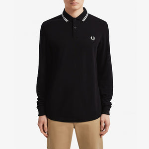 Long Sleeve Twin Tipped Polo Shirt