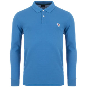 Long Sleeve Zebra Logo Polo