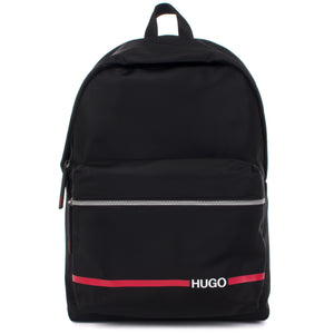 Nylon Contrast Logo Record Backpack