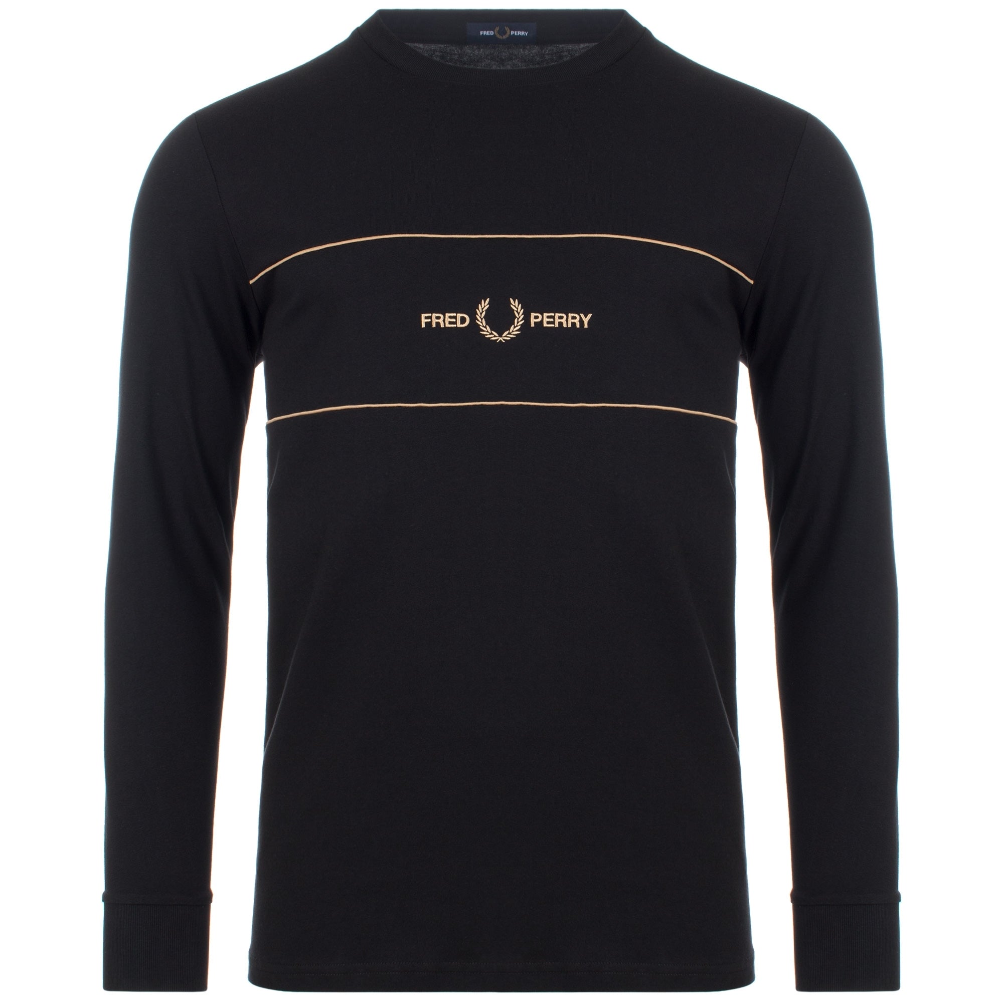 Regular Fit Embroidered Panel Tee