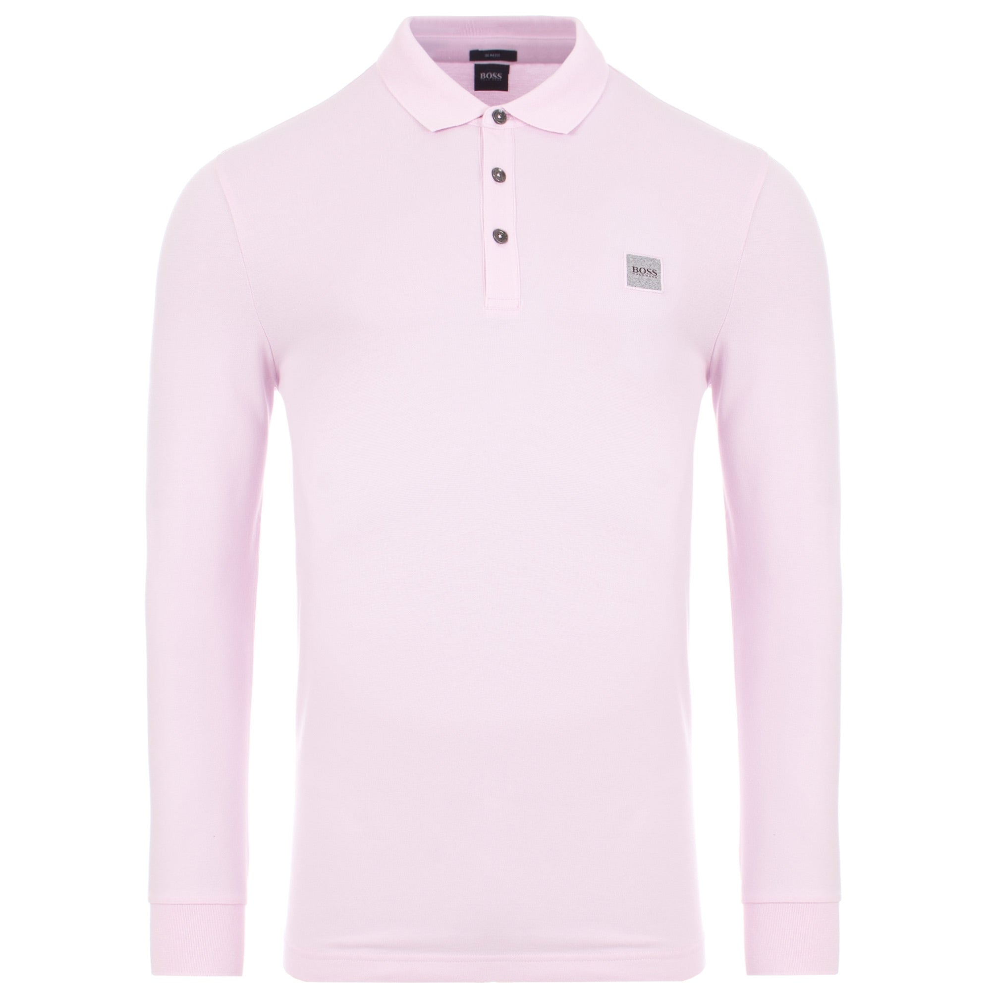 Casual Passerby Long Sleeve Slim Fit Polo Shirt