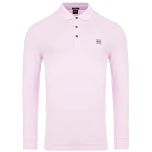 Casual Passerby Long Sleeve Slim Fit Polo Shirt