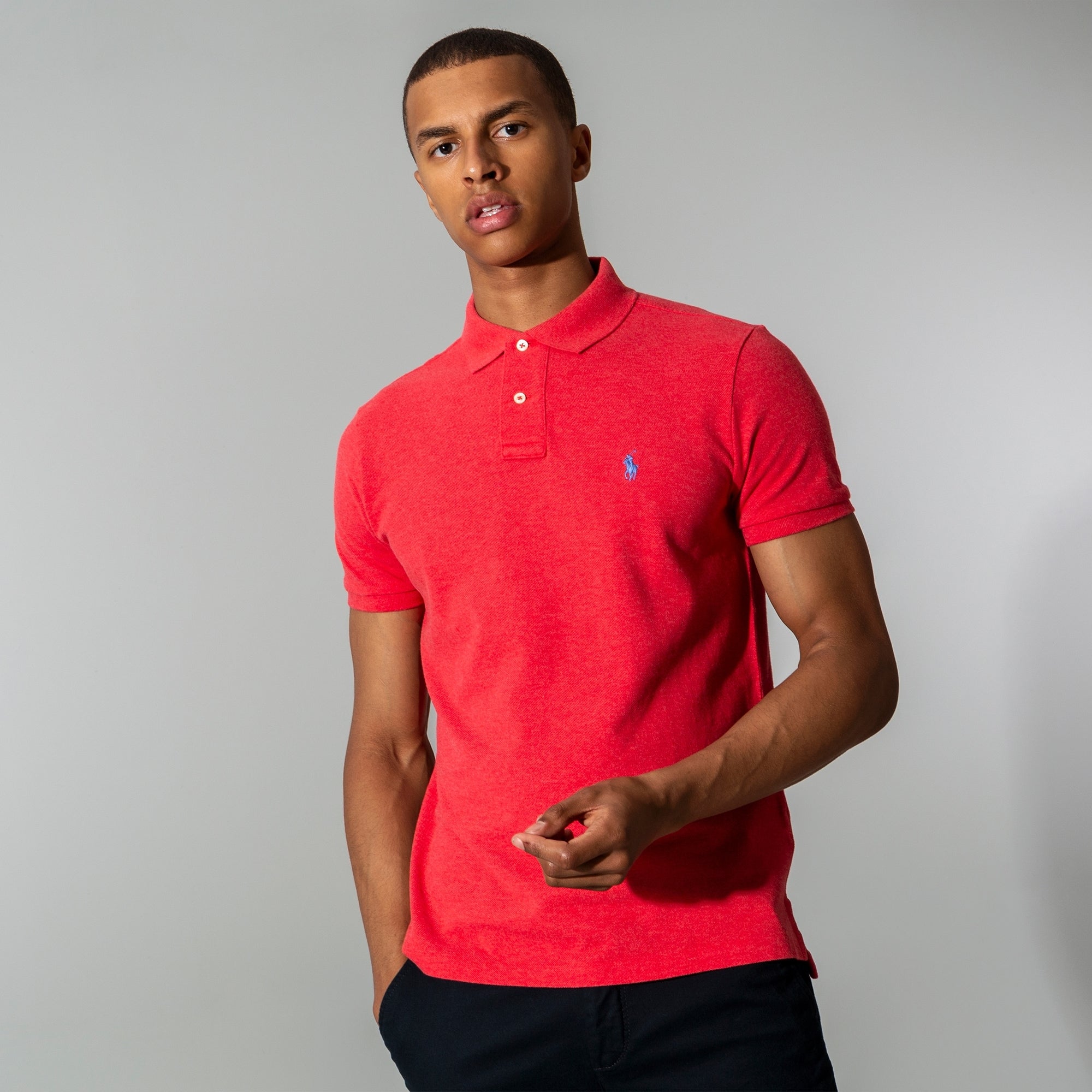 Custom Slim Fit Cotton Piqué Polo