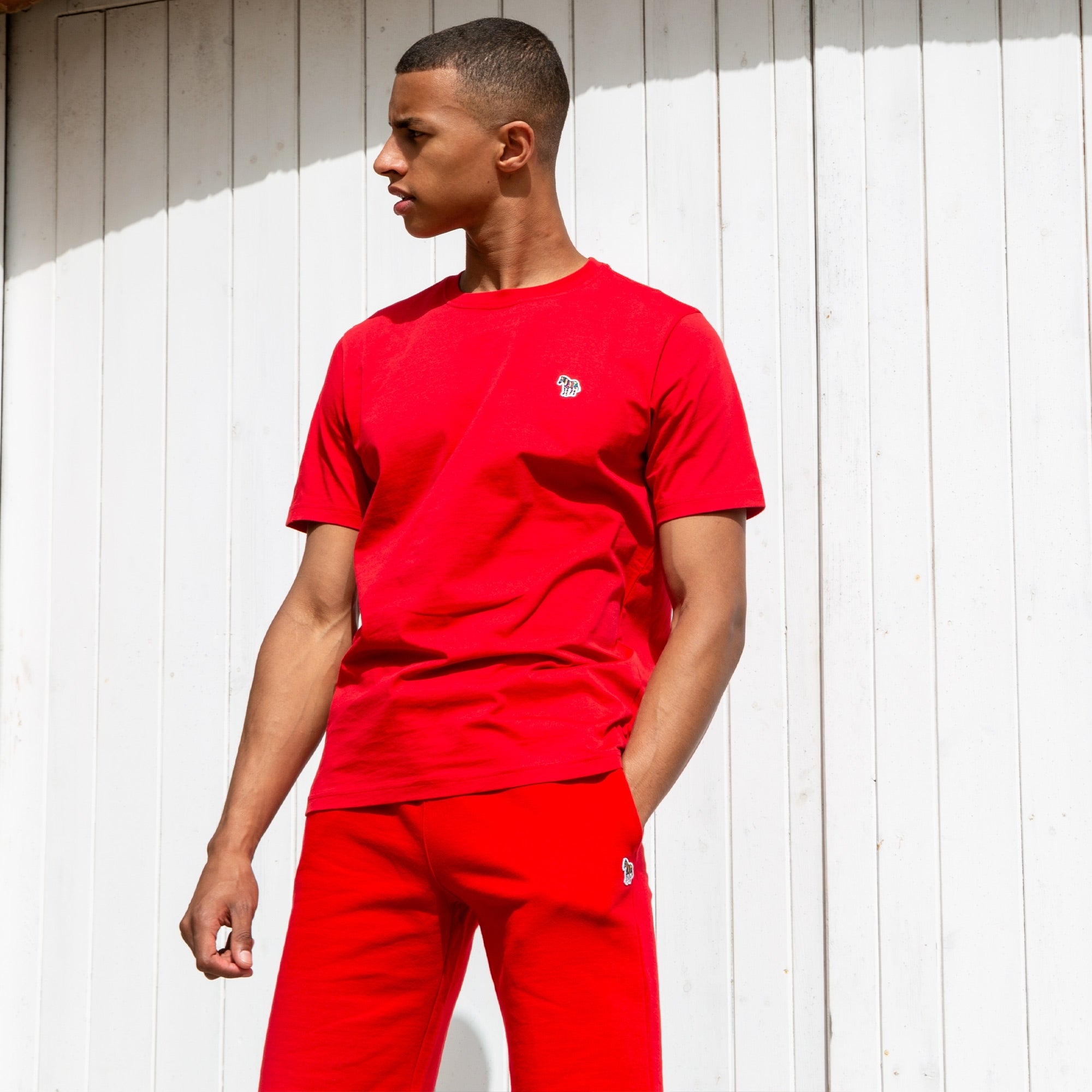 Regular Fit Zebra Logo T-Shirt