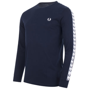 Long-Sleeve-Taped-Ringer-T-Shirt-Carbon-Blue-Fred-Perry-EQVVS