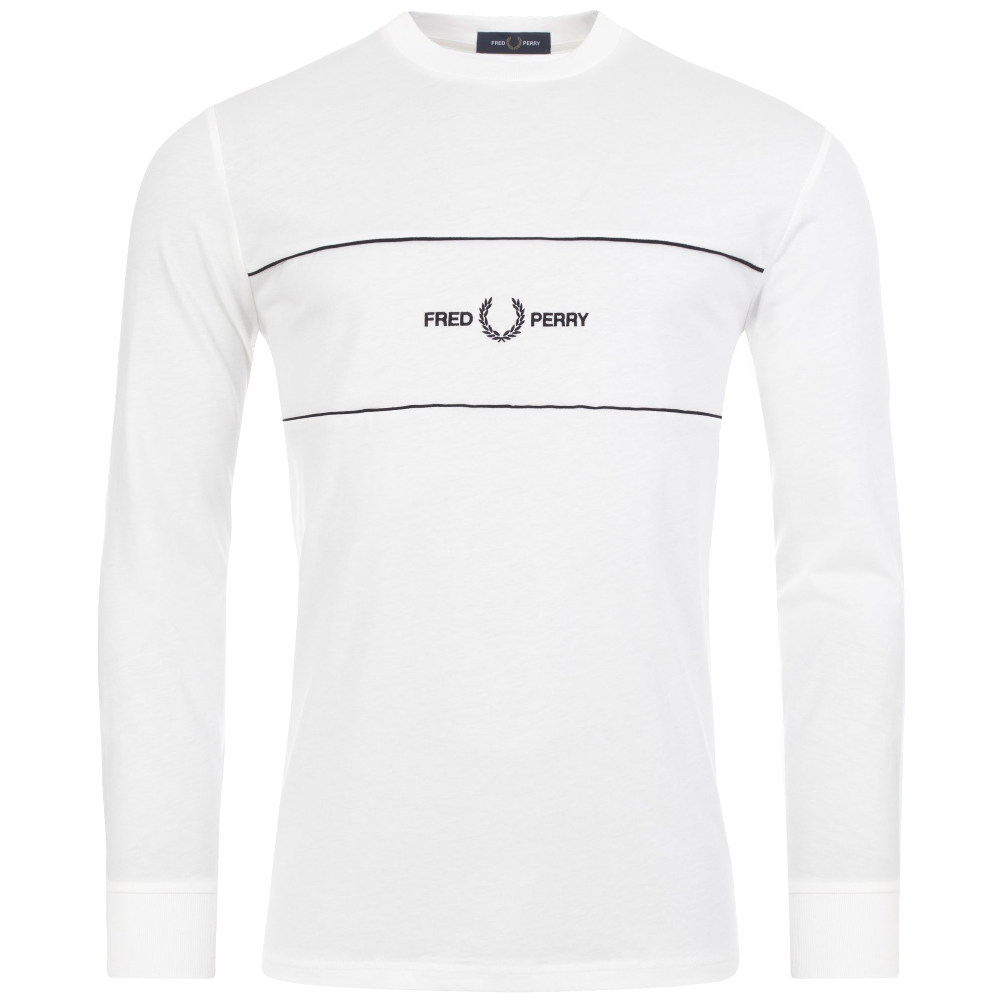 Regular Fit Embroidered Panel Tee