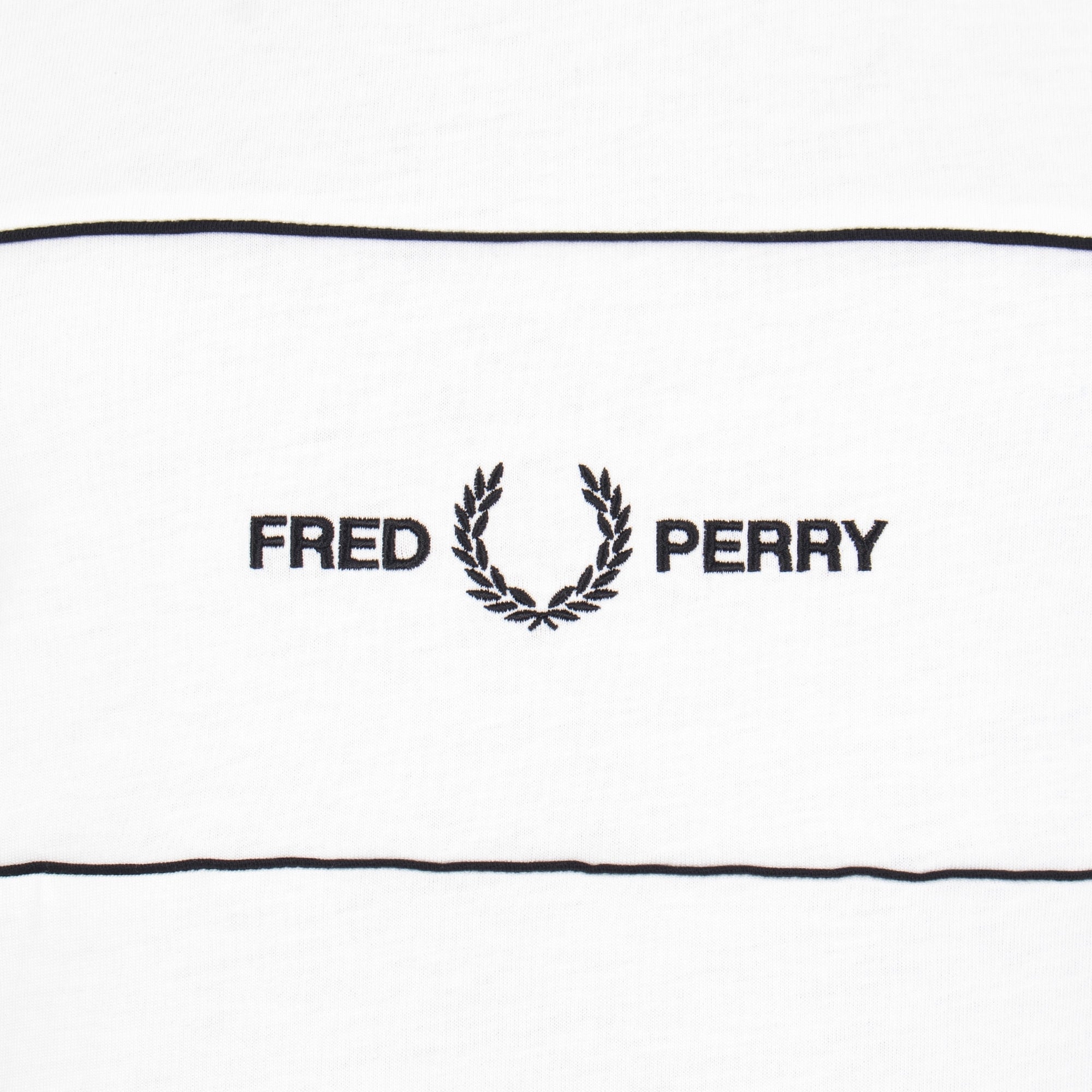 Regular Fit Embroidered Panel Tee