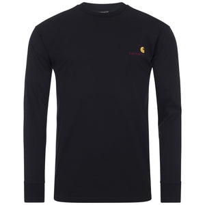 Long Sleeve Relaxed Fit American Script T-Shirt