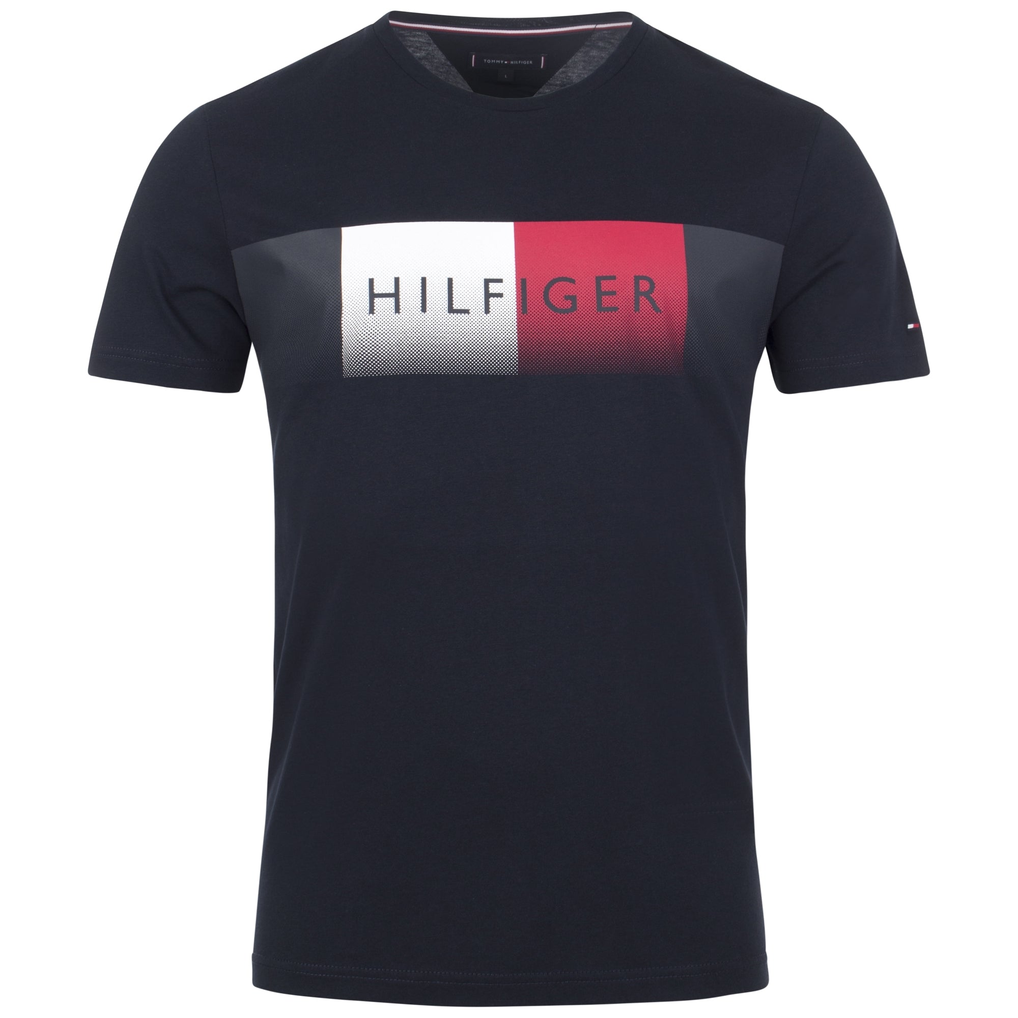 TH Cool Fade Logo T-Shirt Calvin Navy | Tommy Hilfiger | EQVVS