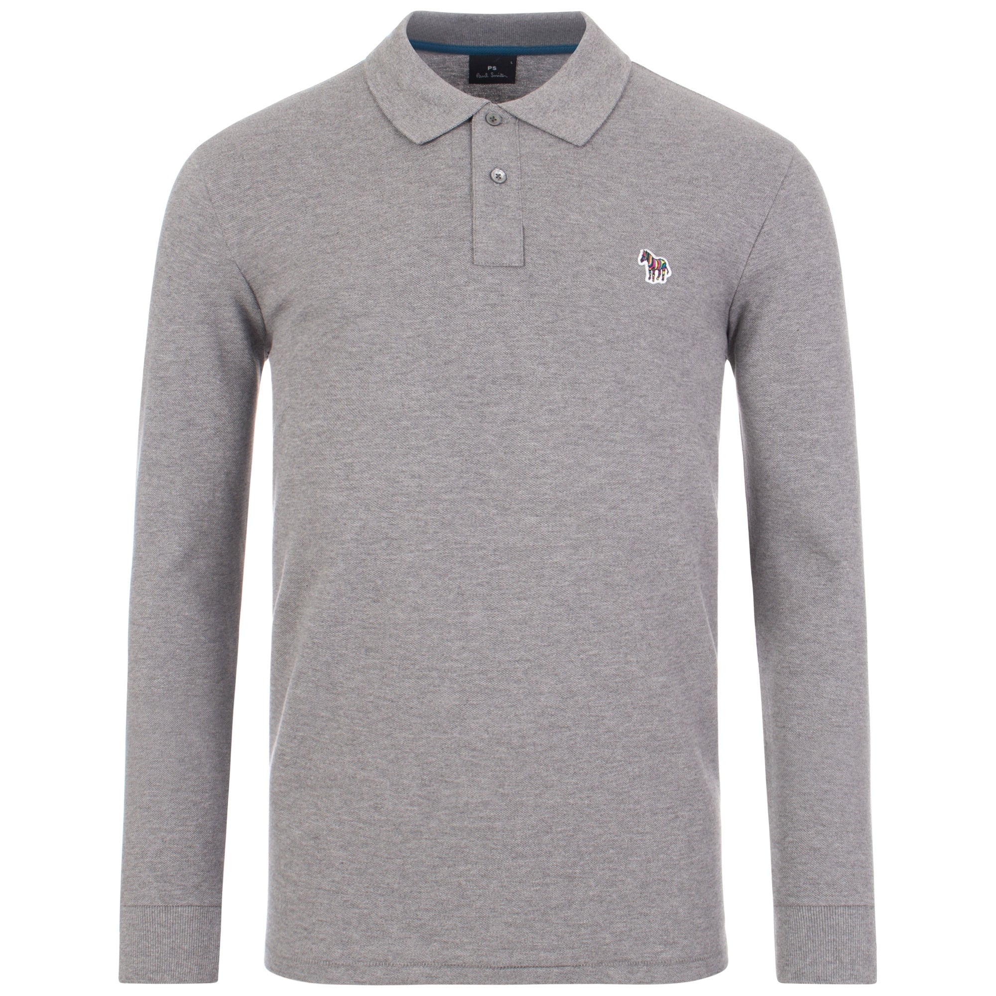 Long-Sleeve-Zebra-Logo-Polo-Shirt-Melange-Grey-PS-Paul-Smith-EQVVS