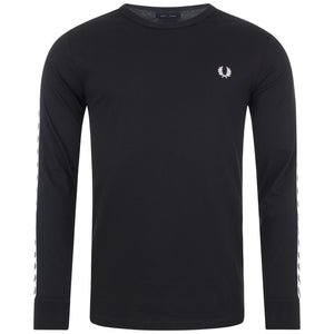 Long-Sleeve-Taped-Ringer-T-Shirt-Black-Fred-Perry-EQVVS