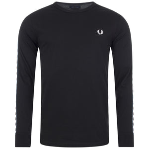 Long-Sleeve-Taped-Ringer-T-Shirt-Black-Fred-Perry-EQVVS