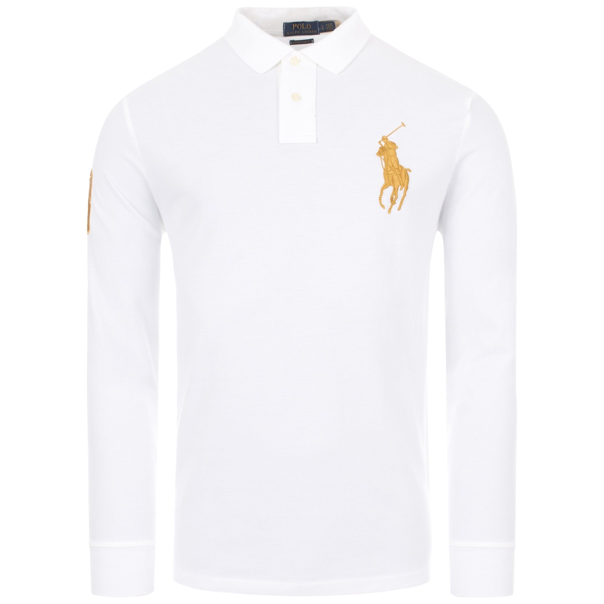 Long Sleeve Big Pony Piqué Polo Shirt