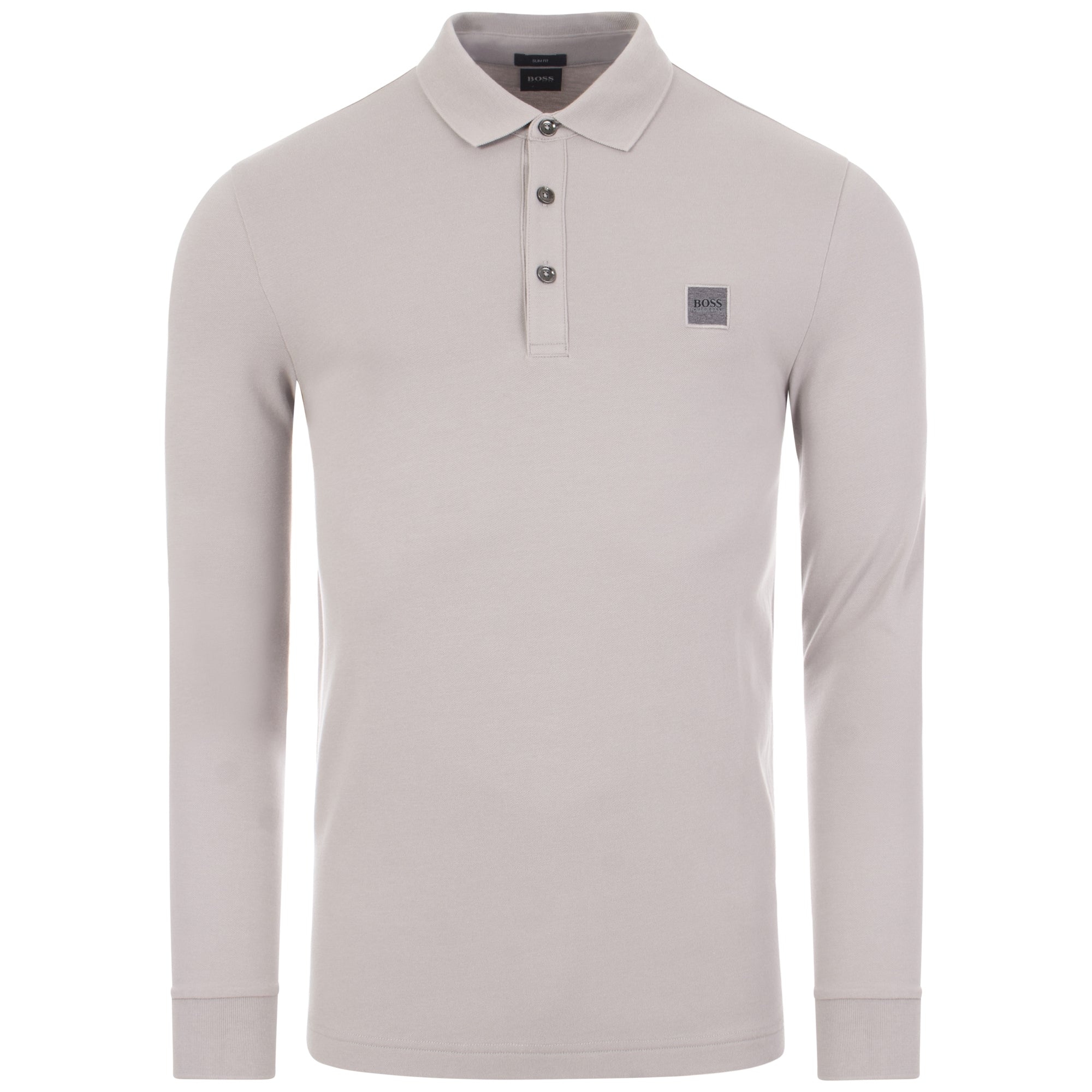 Casual Passerby Long Sleeve Slim Fit Polo Shirt