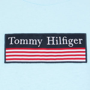 Striped Woven Label T-Shirt