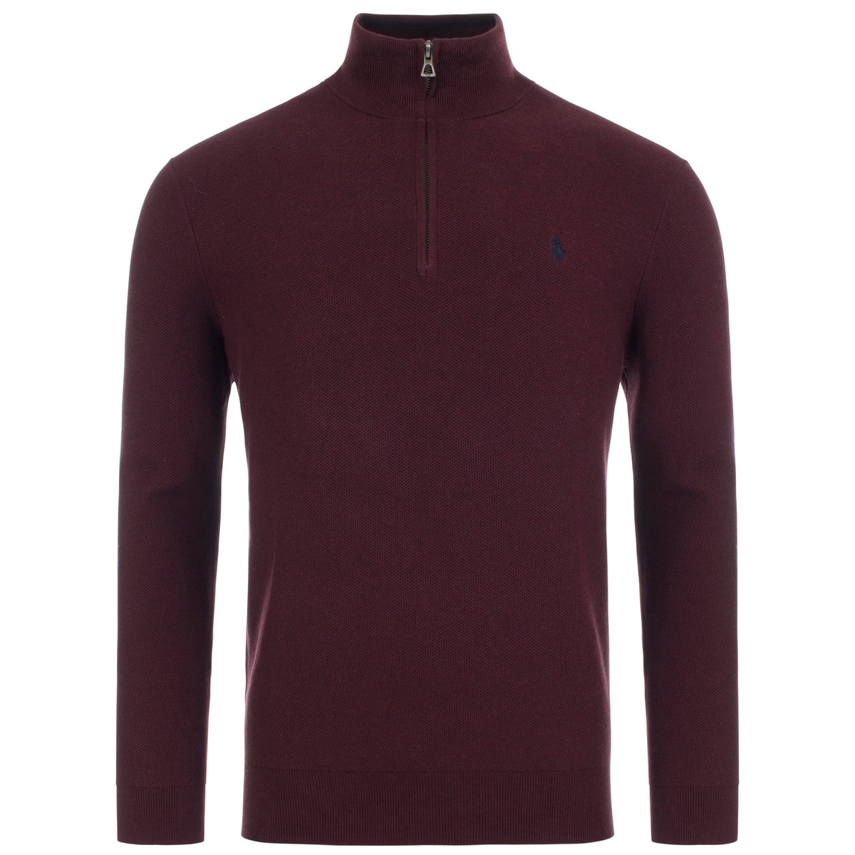 Half Zip Pima Cotton Jumper