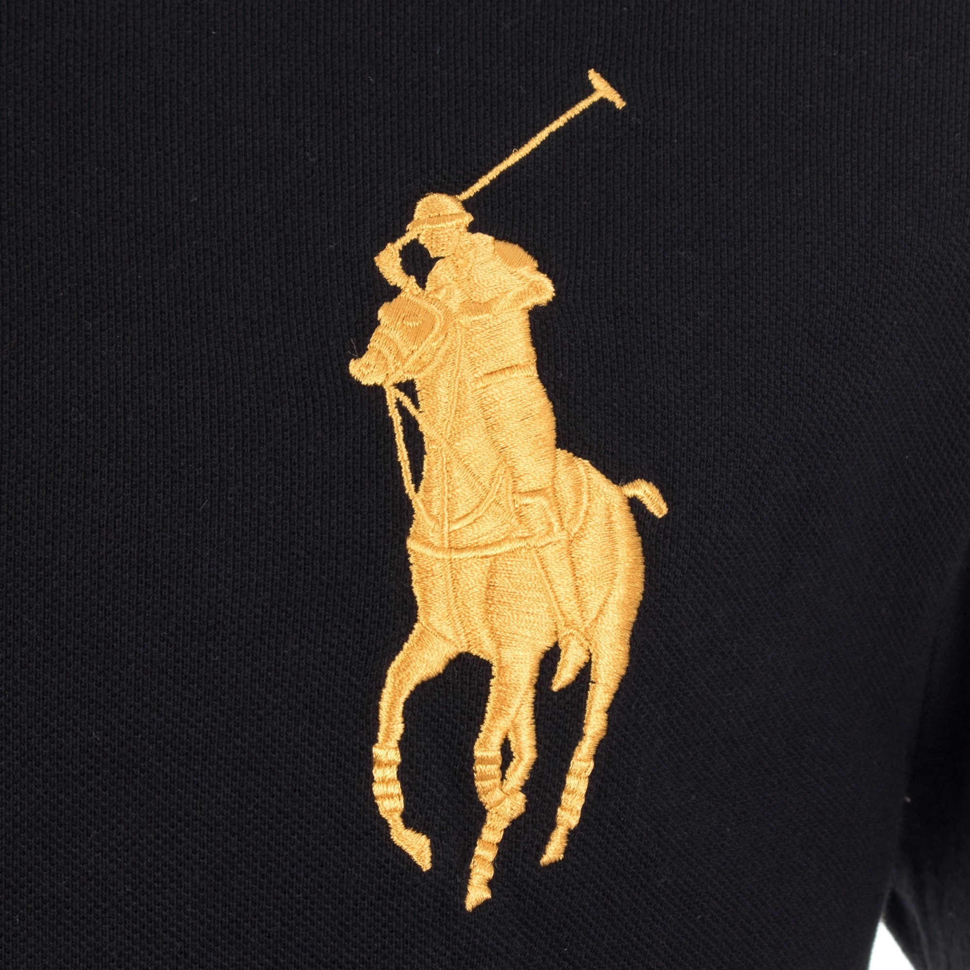 Long Sleeve Big Pony Piqué Polo Shirt